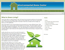 Tablet Screenshot of environmentalhomecenter.com